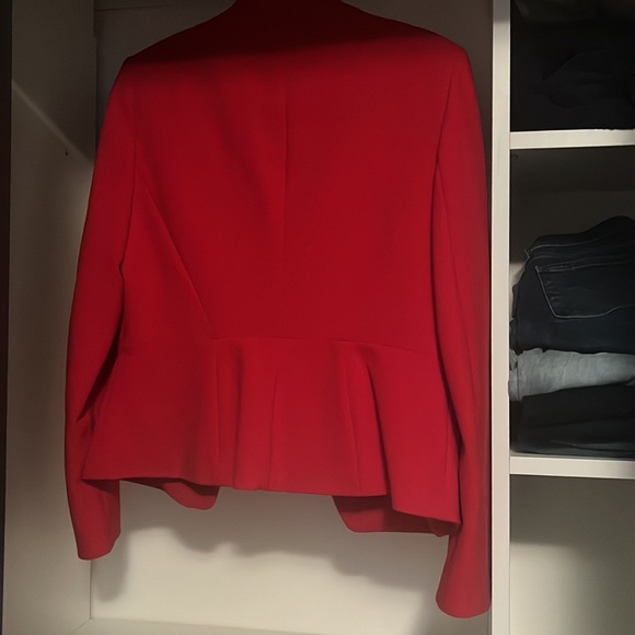 Ann Taylor Red Blazer size 10 - Picture 6 of 7